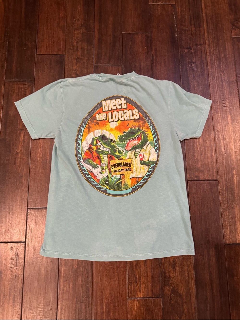 Comfort Colors Light Blue Everglades Short Sleeve Tee - Picture 4 of 4
